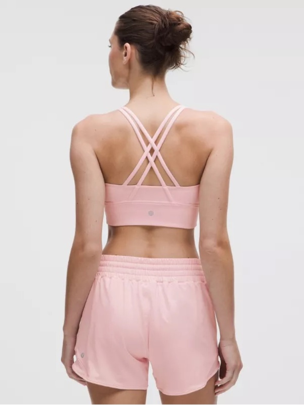 Lululemon Light Pink Strappy Bra